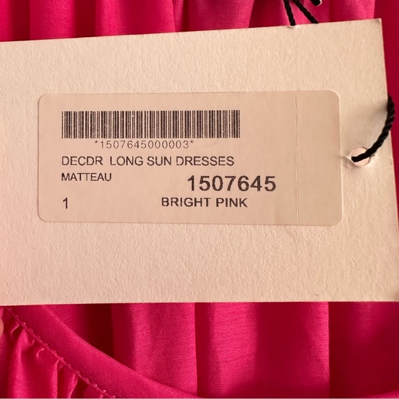 MATTEAU | The Decolette cotton and silk-blend maxi dress NWT - Picture 7 of 13